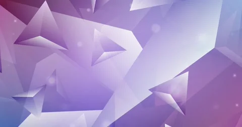 4K looping dark pink, blue video with polygonal materials. Stock Footage 147644797