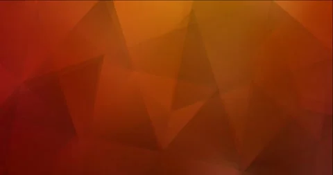 4K looping dark red, yellow polygonal video footage. Stock Footage 144754414