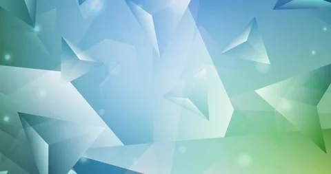 4K looping light blue, green polygonal video sample. Stock Footage 147645160