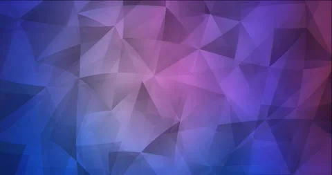 4K looping light blue, red polygonal abstract footage. Video stock 155218117