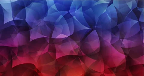 4K looping light blue, red video sample with abstract forms. Stockbeeldmateriaal 163723214