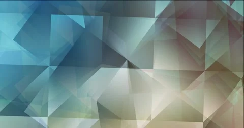 4K looping light blue, yellow polygonal flowing video. Video stock 139688030