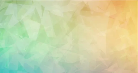 4K looping light blue, yellow polygonal abstract footage. Video stock 145990039