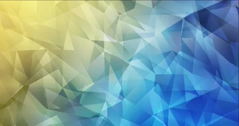 4K looping light blue, yellow animated moving slideshow. Stock Footage 146002687