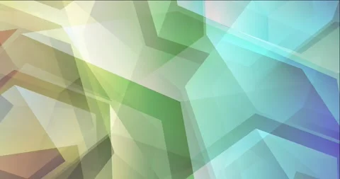 4K looping light blue, yellow abstract animation with rhombus. Stock Footage 147640068