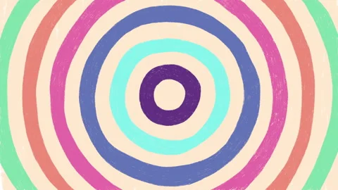 4K Looping pencil color texture Circle line  background. Scribble pencil co.. Stock Footage 274462293