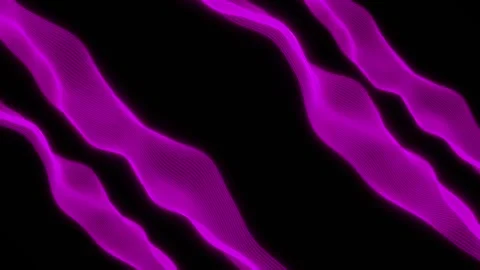 4k Looping Sci-fi Background with Magenta Line Art. Stock Footage 314474635