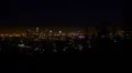 4K Los Angeles Night View 25 Timelapse Downtown and Trees 4k or 4k+ Resolution