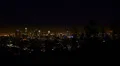 4K Los Angeles Night View 27 Panning L Timelapse Downtown and Trees 4k or 4k+ Resolution