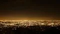 4K Los Angeles Night View 52 Tilt Up Timelapse Traffic 4k or 4k+ Resolution