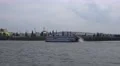 4k Louisiana Star paddle wheeler on boat trip round the Hamburg harbour 4k or 4k+ Resolution
