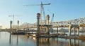 4K Louisville Downtown Bridge Construction From Jeffersonville 4 4k or 4k+ Resolution