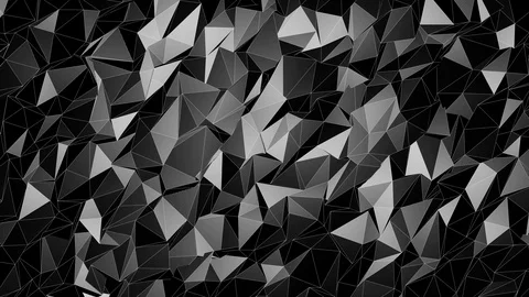 4K Lowpoly Background Loop Stock Footage 103848747