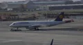4k Lufthansa Airbus A320-200 leading to runway Hamburg airport airfield 4k or 4k+ Resolution