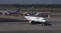 4k Lufthansa Airbus A320-200 leading to runway Hamburg airport airfield 4k or 4k+ Resolution