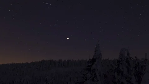 4K Lunar eclipse Stock Footage 126309652