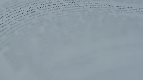 4K macro book text Stock Footage 107074931