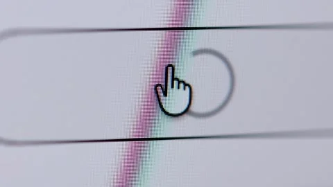 4K macro footage showing a cursor clicking a "Save" button, which then turns int Stock Footage 342777993