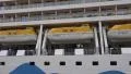 4k Madeira Funchal harbor cruise ship AIDA closeup panning 4k or 4k+ Resolution
