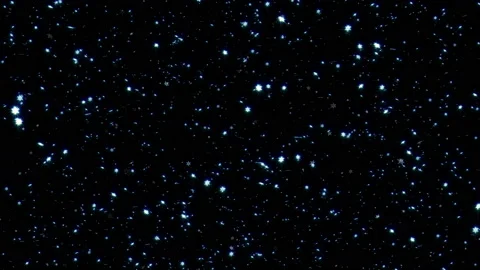 4k Magic Snowflakes Video stock 144072195