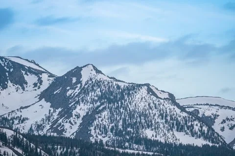 4K Mammoth mountain timelapse  Stock Footage 256733833