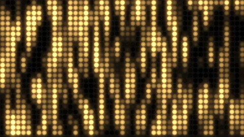 4K map with shiny random falling dots. Light abstract gold spotlight background Stock Footage 274162427