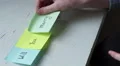 4k Marriage proposal in multicolour post it notes on white table 4k or 4k+ Resolution