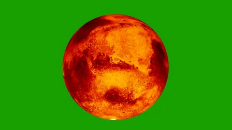 4k mars planet rotation or spinning. Stock Footage 131300641