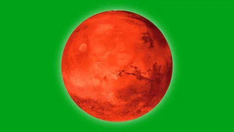 4k mars planet rotation or spinning. Stock Footage 131445697