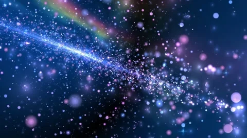 4k Massive Colorful Particles Space Motion Background Stock Footage 273123329