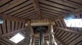 4k Massive wooden stylish gastronomy building indoor construction tilt down 4k or 4k+ Resolution