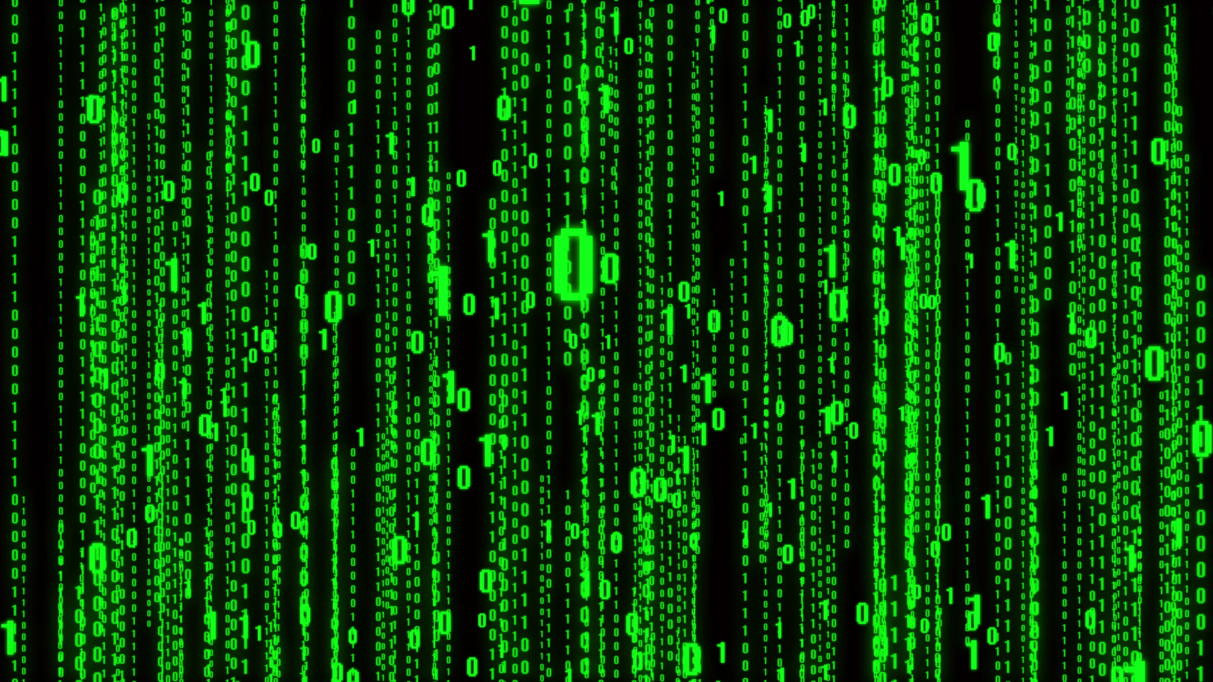 4k The Matrix style binary code,falling ... | Stock Video | Pond5