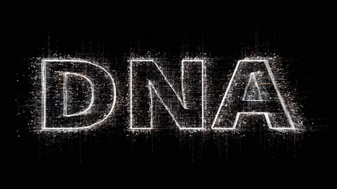 4k Matrix style binary computer code shape DNA,changing from zero to one digits 库存影片 109472278