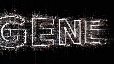 4k Matrix style binary computer code shape gene,changing from zero to one digit 库存影片 109472726