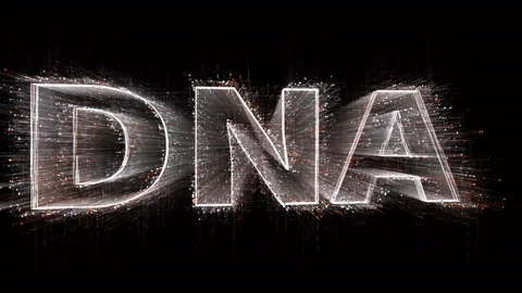 4k Matrix style binary computer code shape DNA,changing from zero to one digits 库存影片 111947172