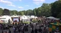 4k Medieval pageant event in wonderful forest park area 4k or 4k+ Resolution