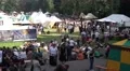 4k Medieval pageant event in wonderful forest park area 4k or 4k+ Resolution