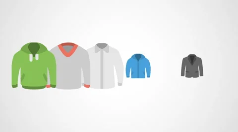 4K - Men shirt clothes Stock Footage 61899298