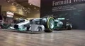 4k Mercedes Formula race cars low angle pan motorshow 4k or 4k+ Resolution