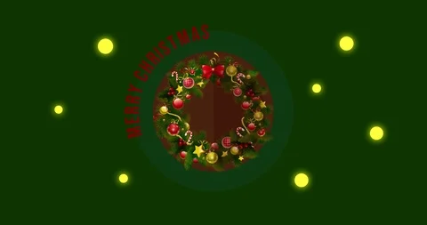 4K Merry Christmas Animation |Loopable Stock Footage 113027519