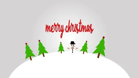 4K Merry Christmas Animation |Loopable Video stock 119460291