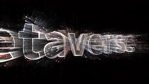 4k Metaverse word,Software as a Service,Matrix binary computer code text. Stock Footage 165492984