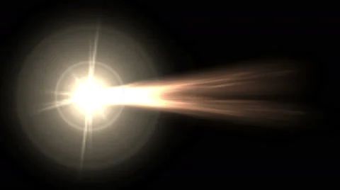 4k Meteor comet with fireball flying in star space. Stock Footage 68569543