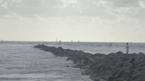 4k Miami Beach Pier Stock-Footage 81211523