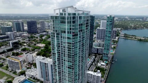 4K Miami Edgewater Stock Footage 234984527