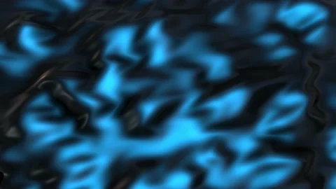 4K Midnight Blue Metallic Liquid Animated Background V1 Stock Footage