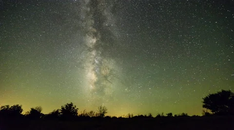 4K Milky Way Time Lapse Stock Footage 60405334