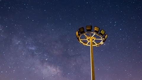 4K milkyway timelapse Video stock 155322437