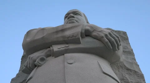 4k MLK Memorial Statue Video stock 67833233