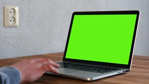 4K Mockup laptop shot.  Stock Footage 91249871